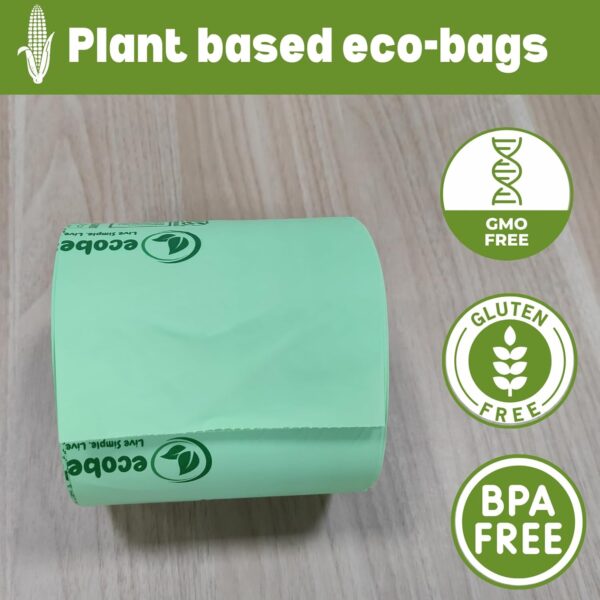 2.6 Gallon 100% Compostable Flat Top Food Scrap Bags (125 ct.) - Image 3